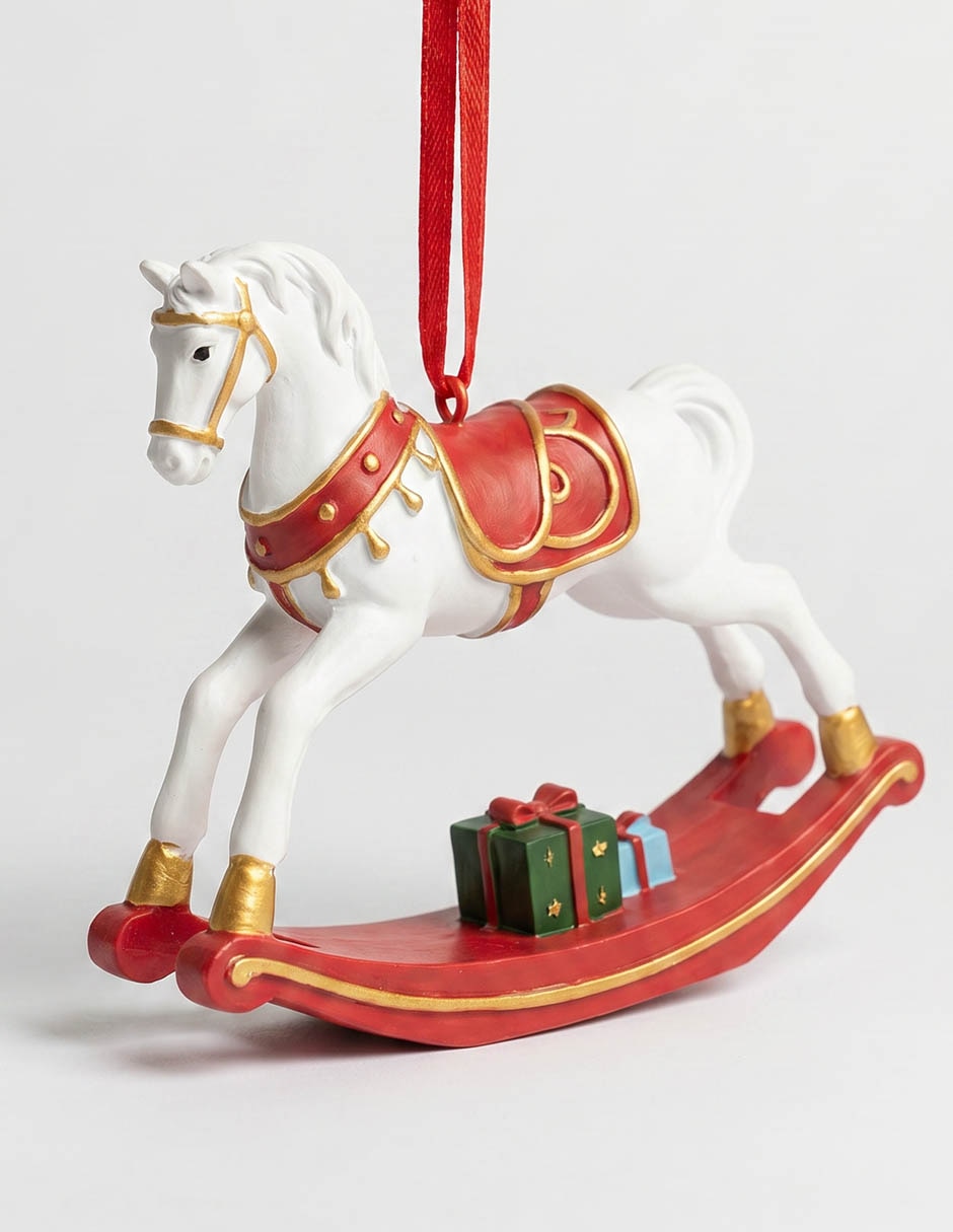 Ornamento Navidad caballo 2