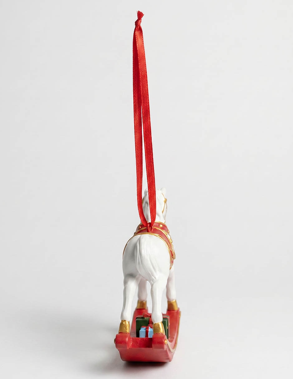 Ornamento Navidad caballo 3