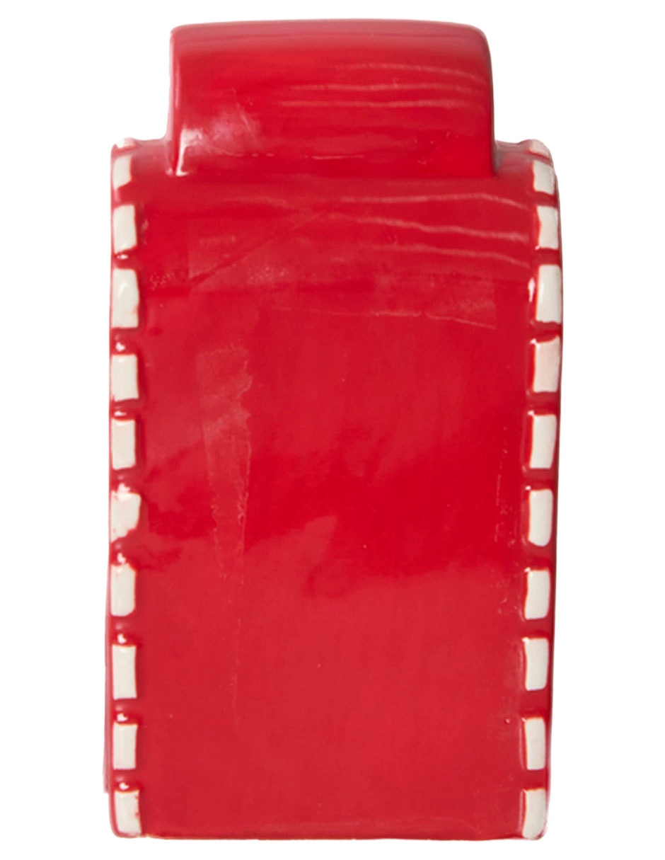 Figura decorativa de buzón de cerámica 2