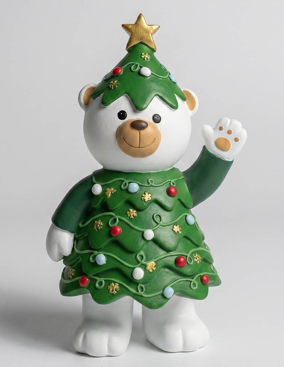 Figura decorativa navideña de árbol 1