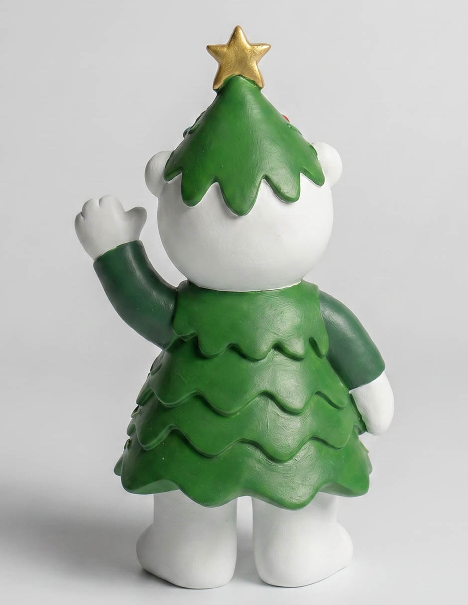 Figura decorativa navideña de árbol