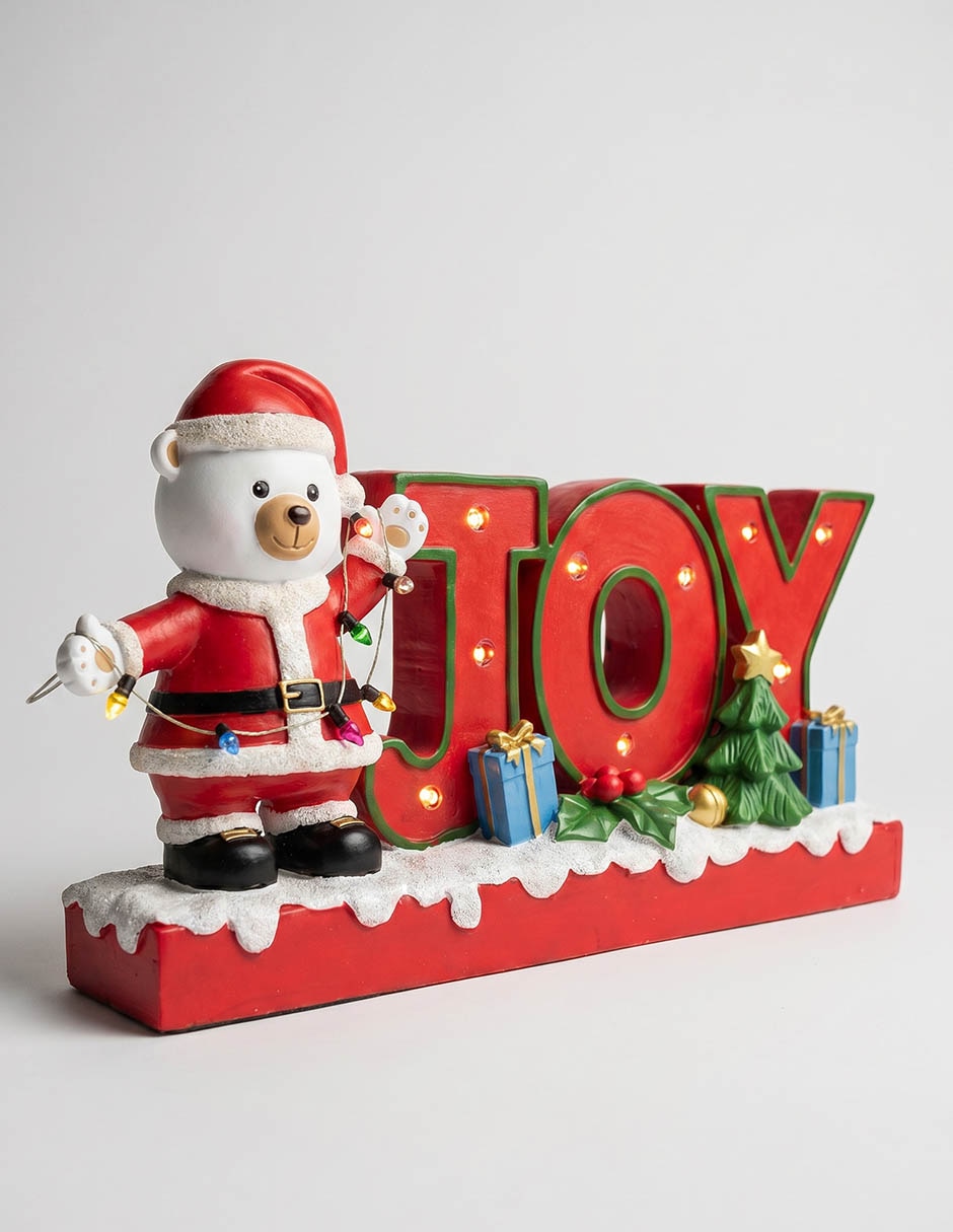Figura decorativa navideña de bolo 1