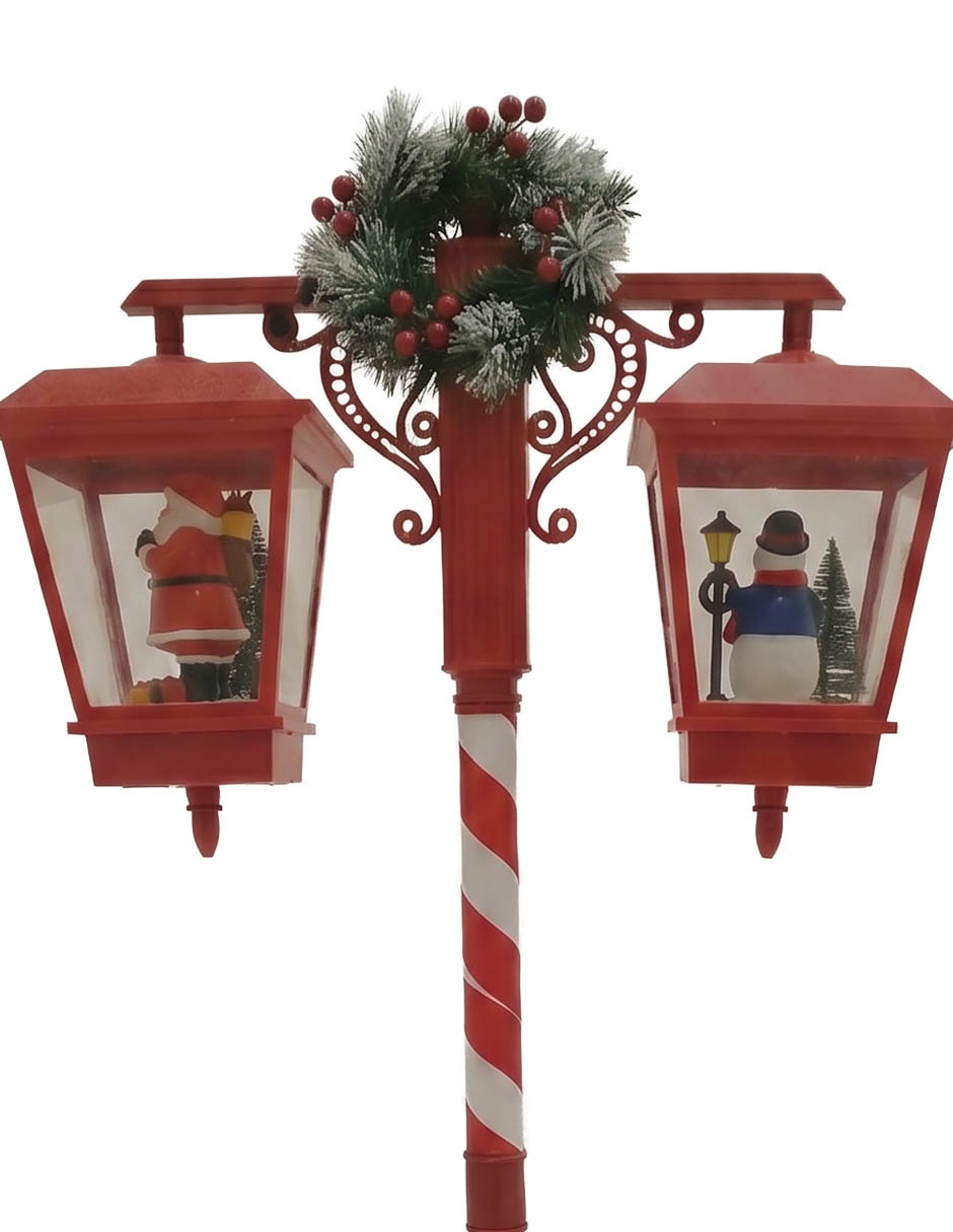 Faro navideño para exterior