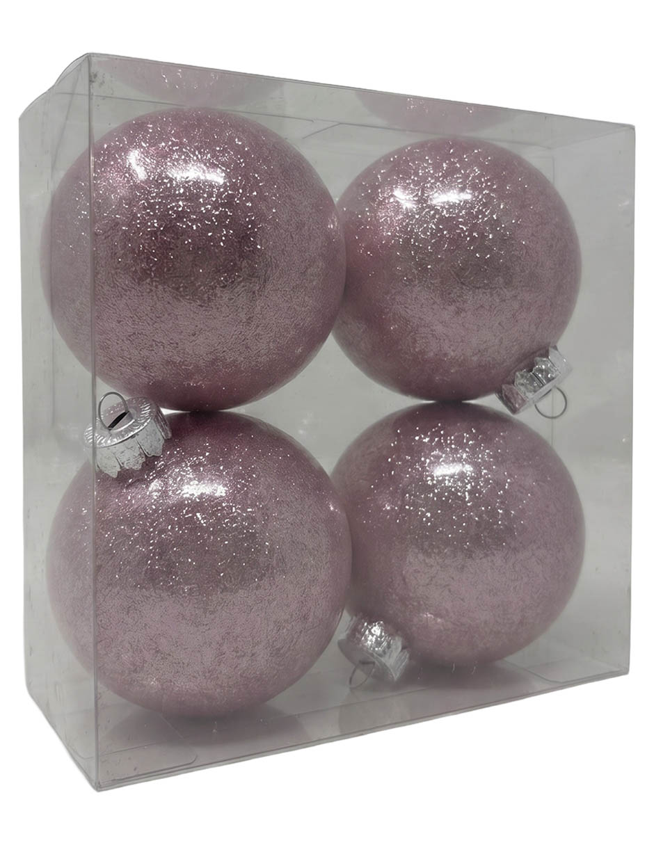 Set esfera navideña metallic con 4 piezas 1