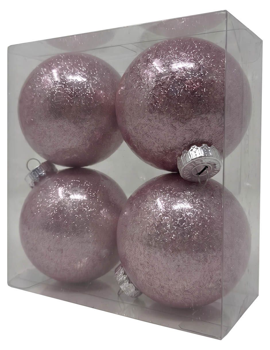 Set esfera navideña metallic con 4 piezas Set esfera navideña metallic con 4 piezas