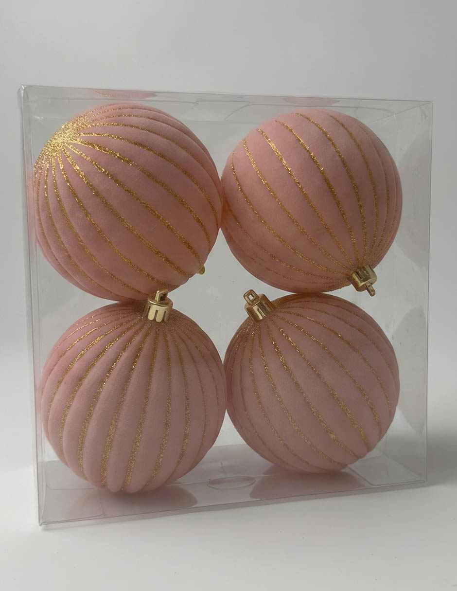 Set esfera navideña con 4 piezas 2