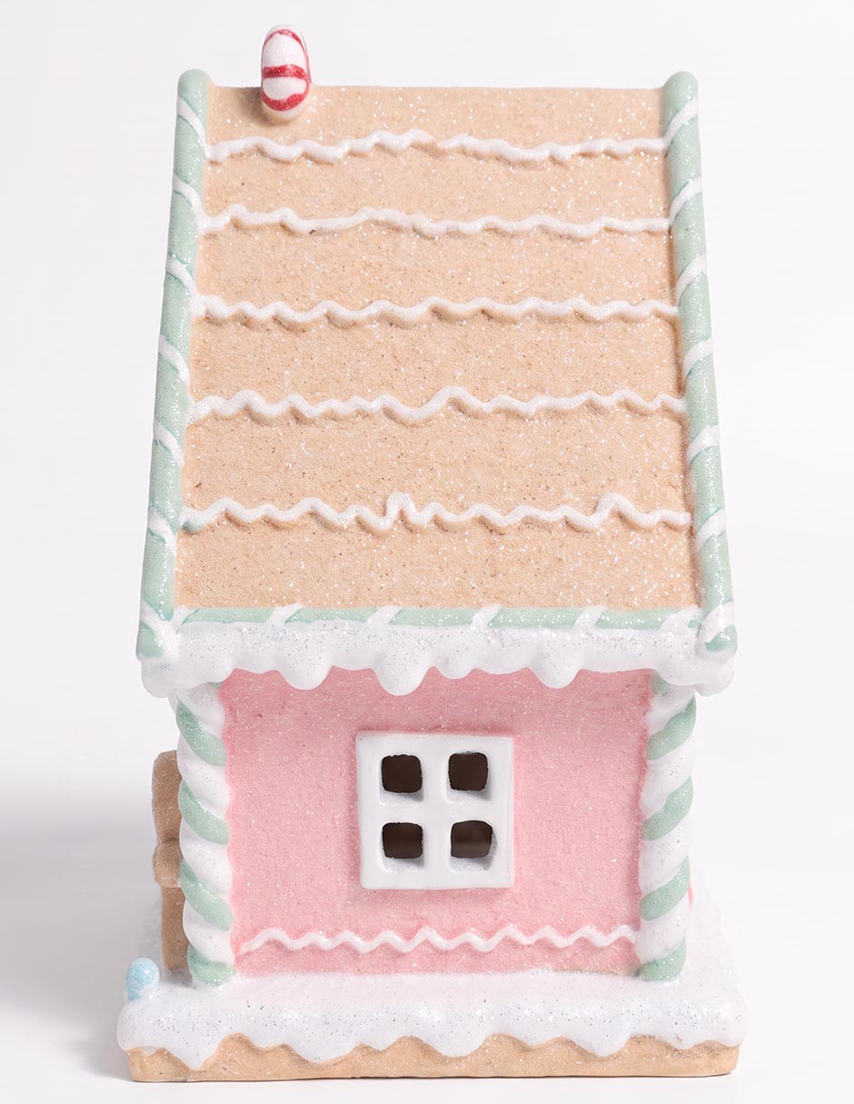 Figura decorativa navideña de casa