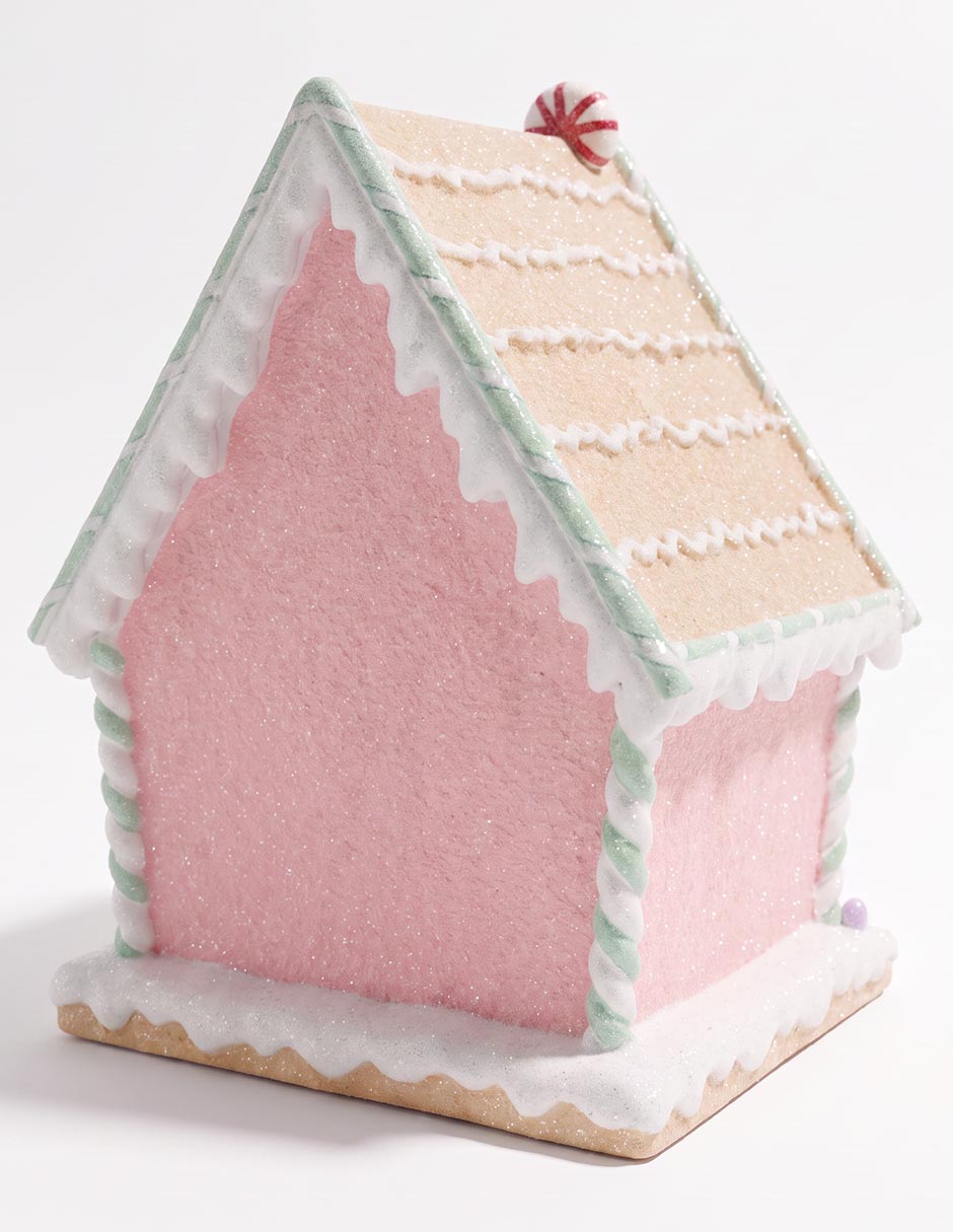 Figura decorativa navideña de casa