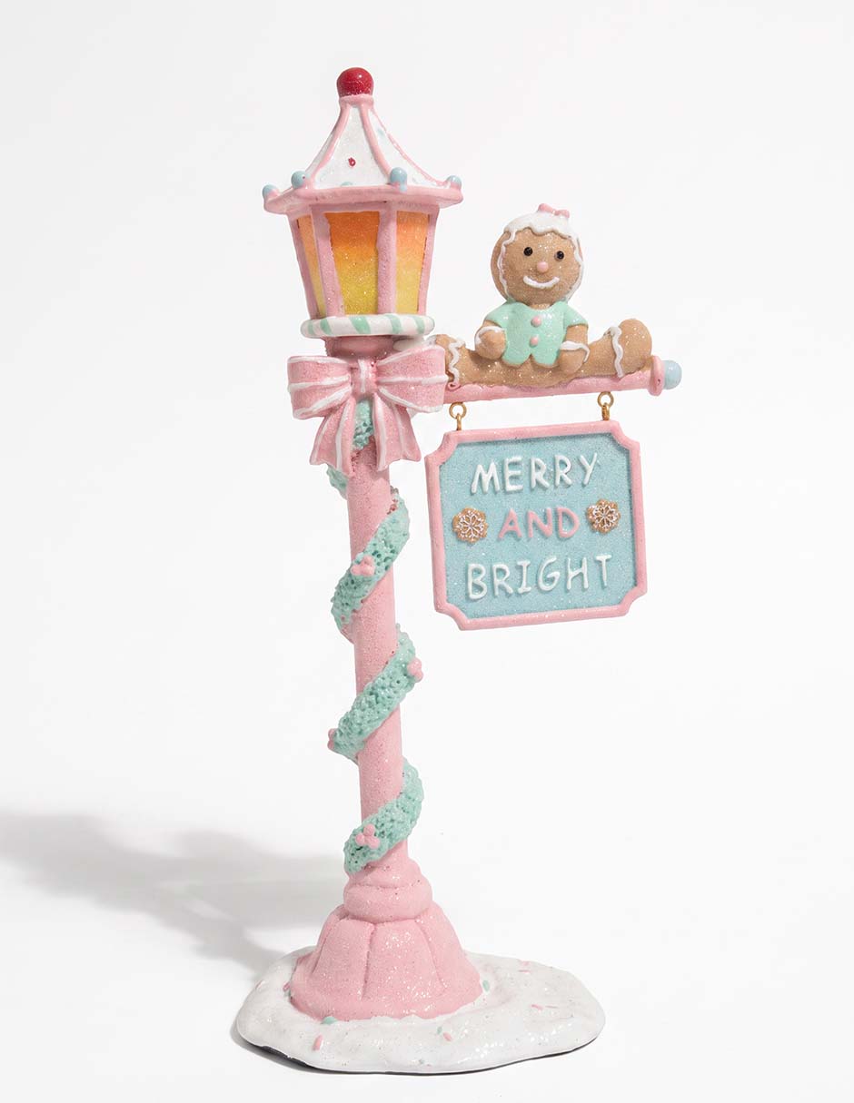 Figura decorativa navideña de faro