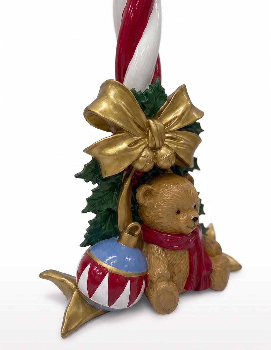 Figura decorativa navideña de bastón 3