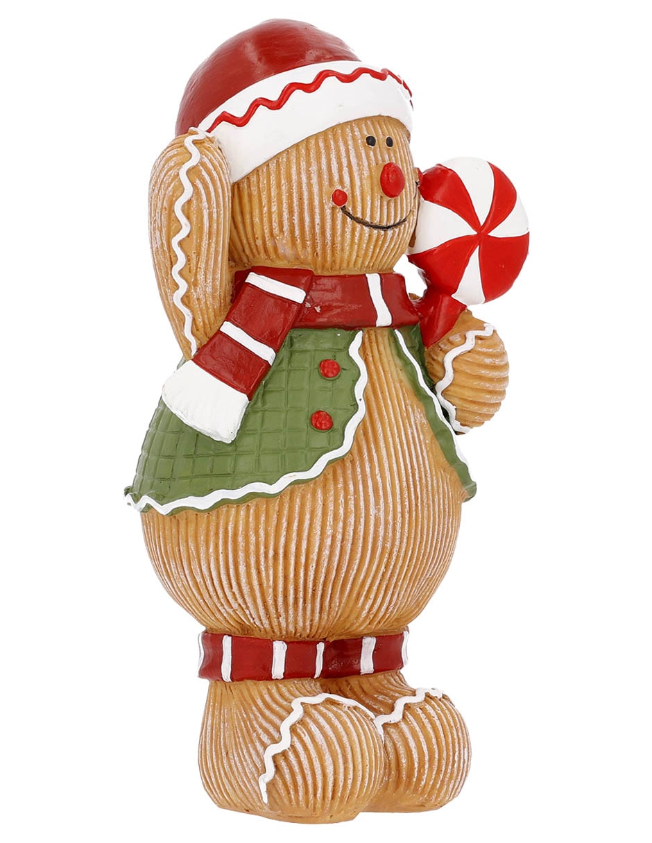 Figura decorativa navideña de resina 4