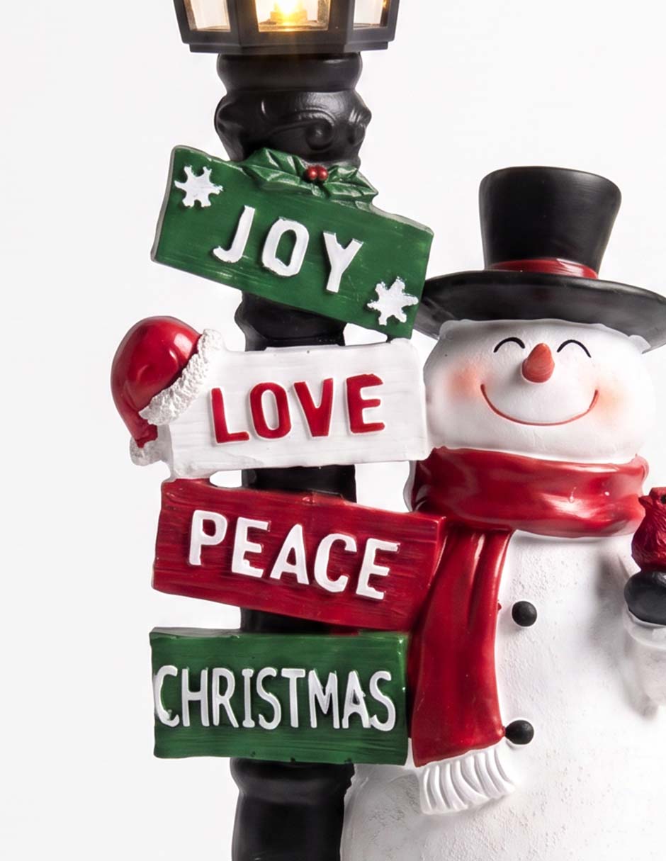 Figura decorativa navideña de snowman 3