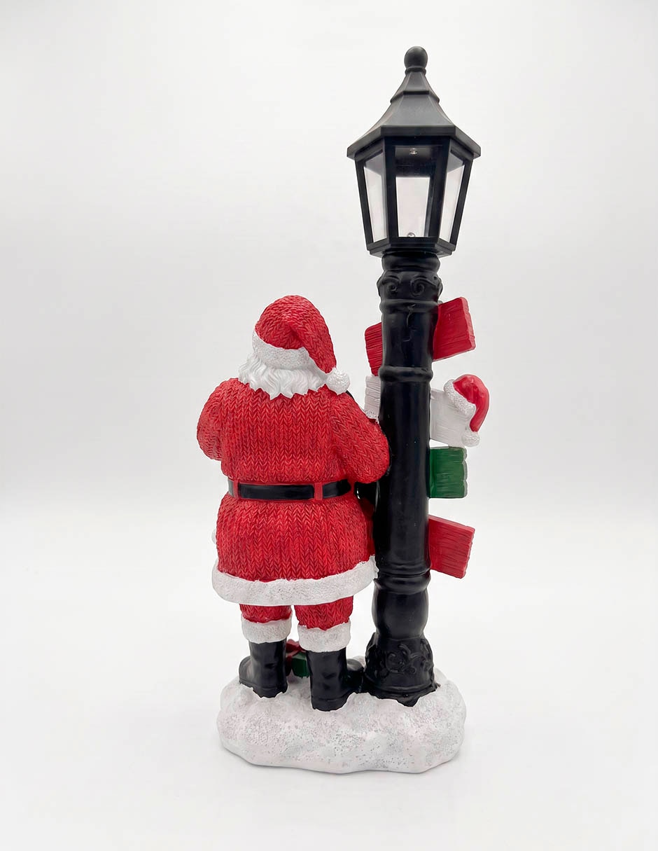 Figura decorativa navideña de santa claus 5