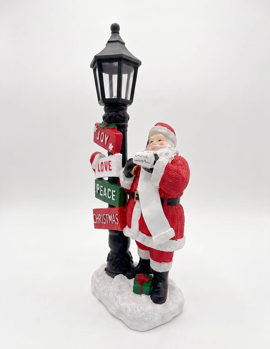 Figura decorativa navideña de santa claus 4