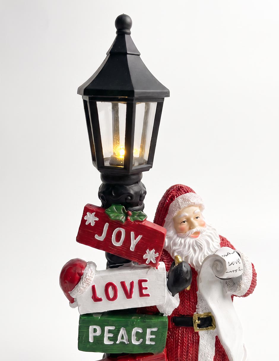Figura decorativa navideña de santa claus 3