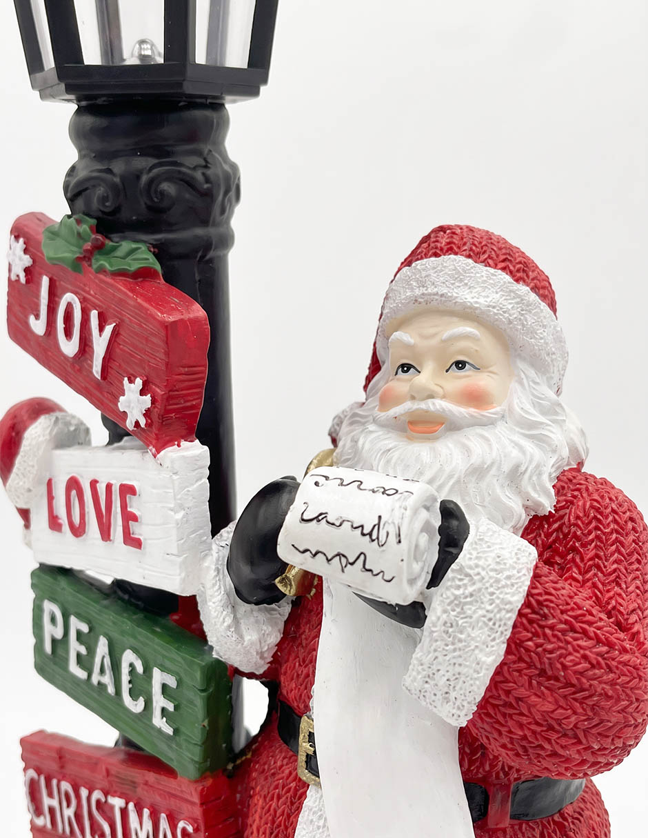 Figura decorativa navideña de santa claus 2