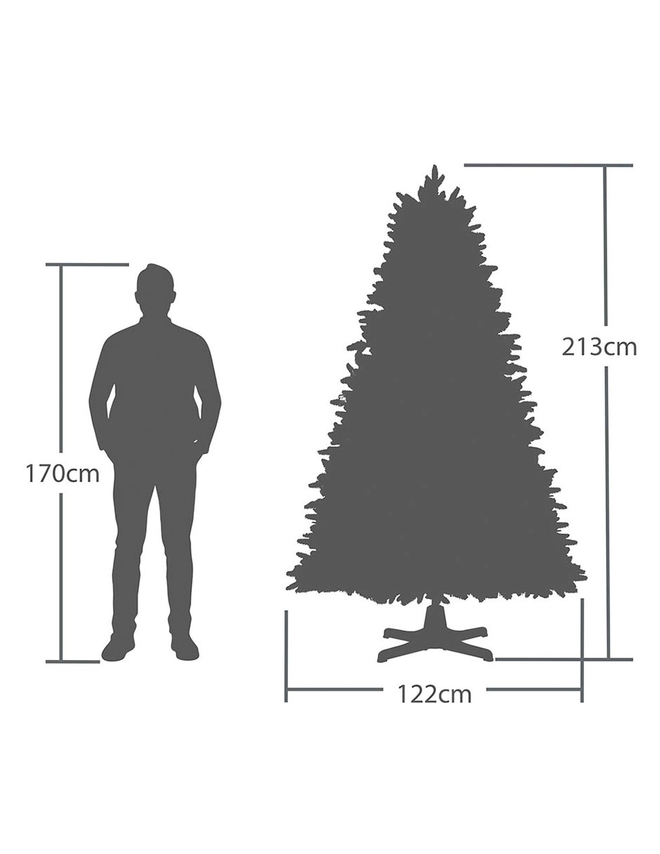 Árbol de navidad de PVC con 500 luces 3