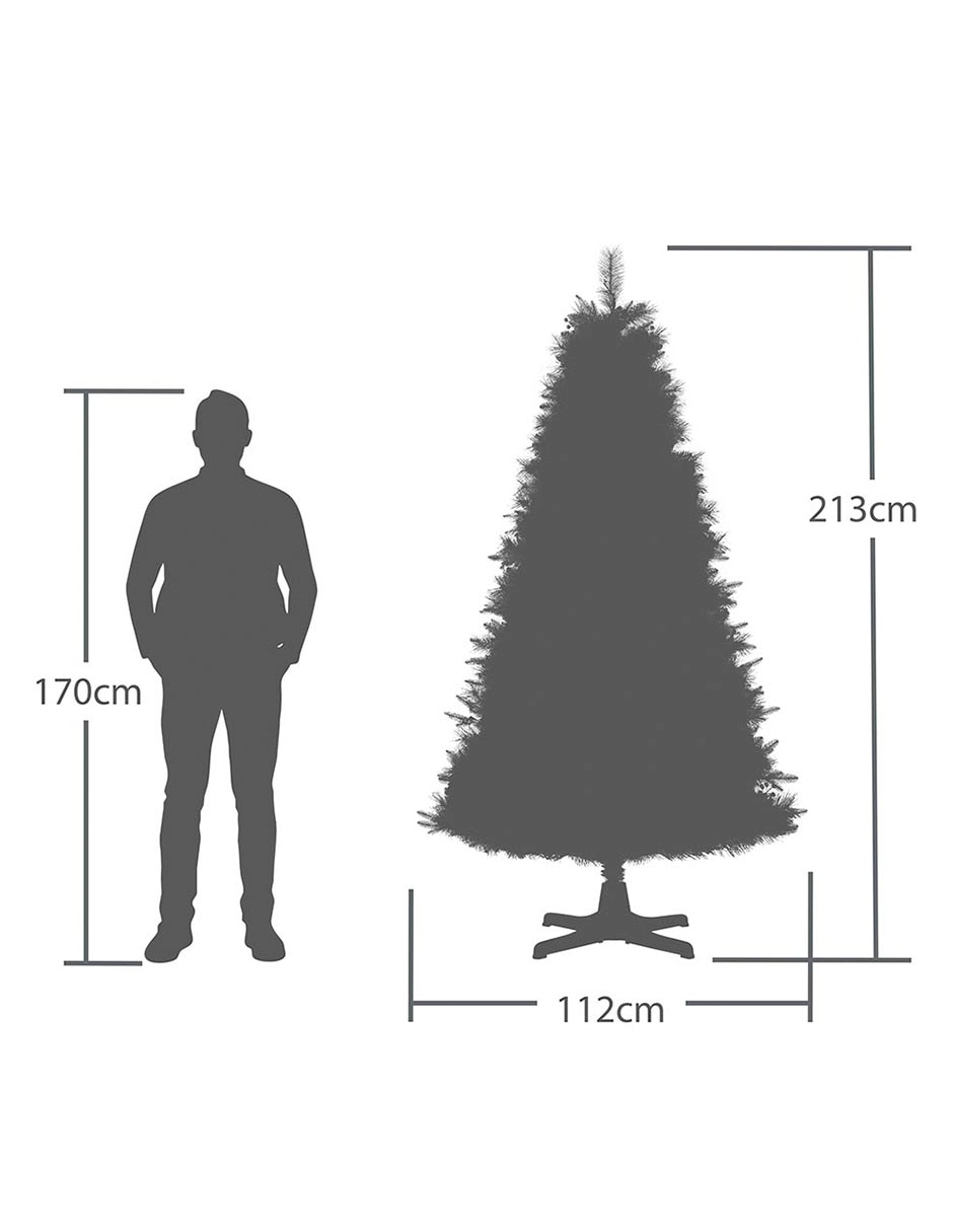 Árbol de navidad con 400 luces 6