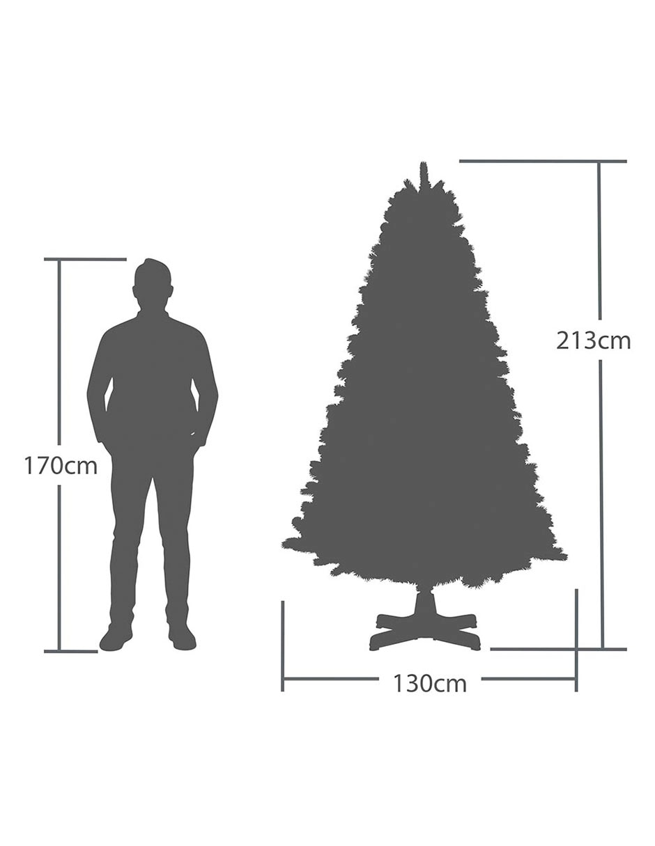 Árbol de navidad 550 luces 6