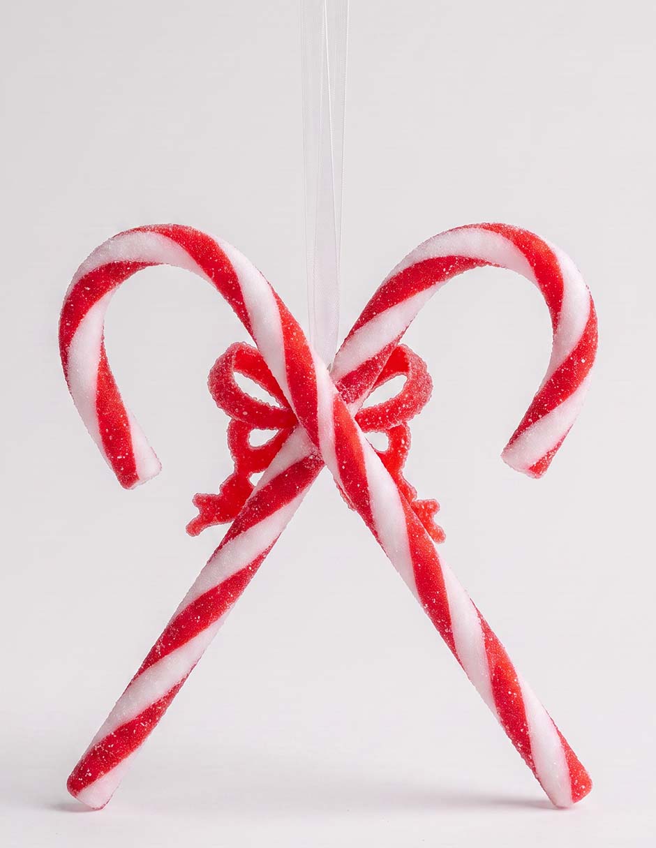 Ornamento navideño bastones christmas spirit
