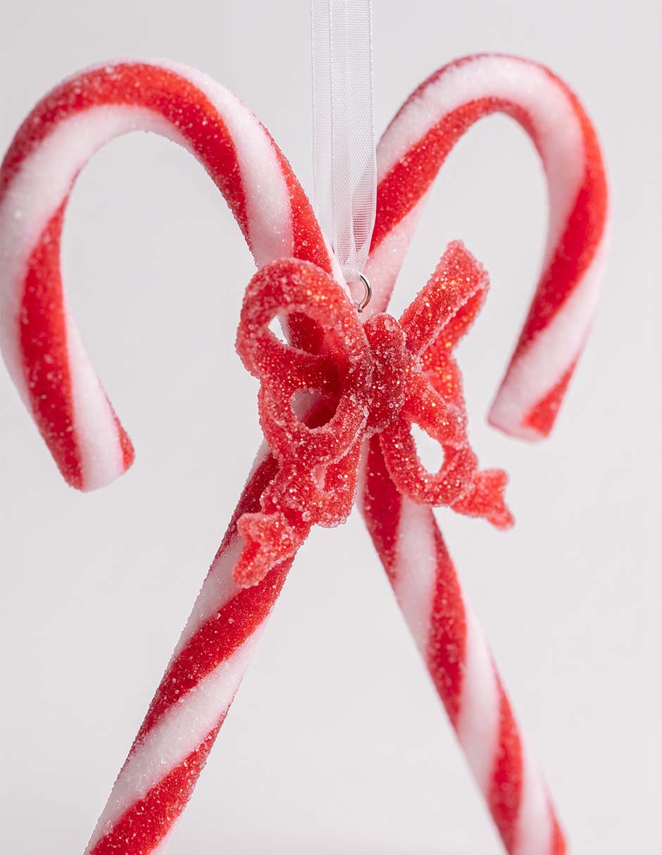 Ornamento navideño bastones christmas spirit