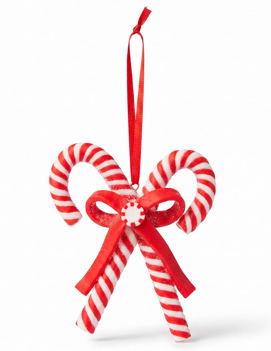 Ornamento navideño bastones christmas spirit