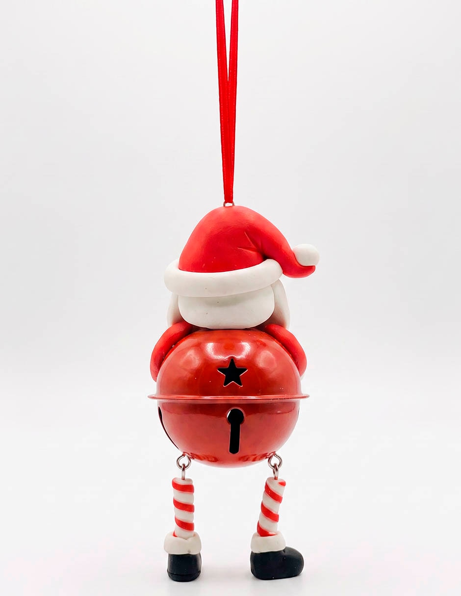 Ornamento navideño santa claus 4