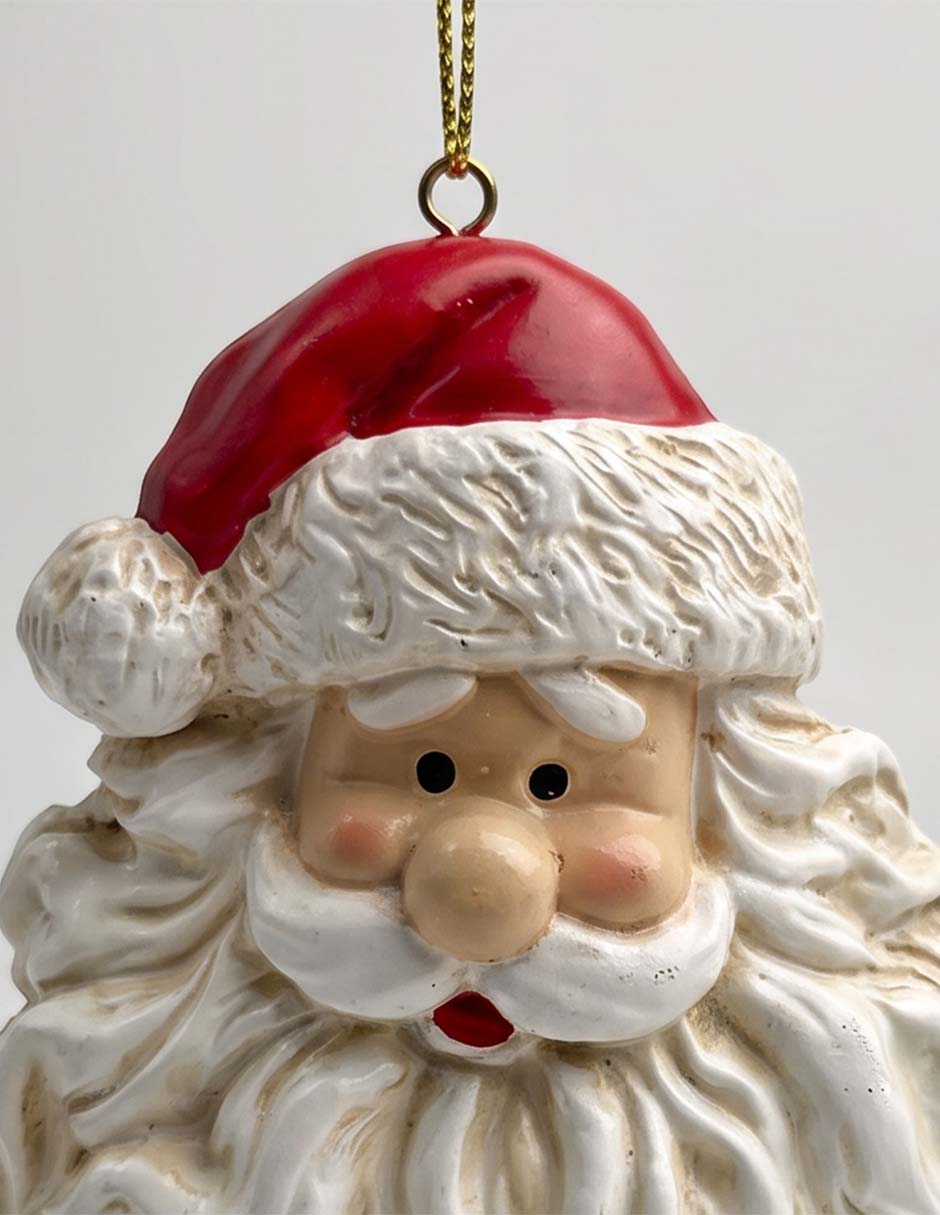 Ornamento Navidad santa claus 2
