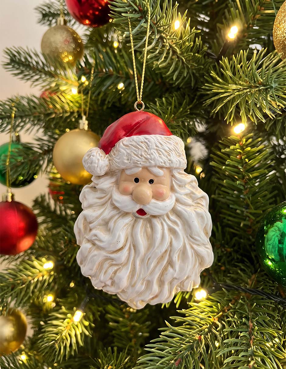 Ornamento Navidad santa claus 4