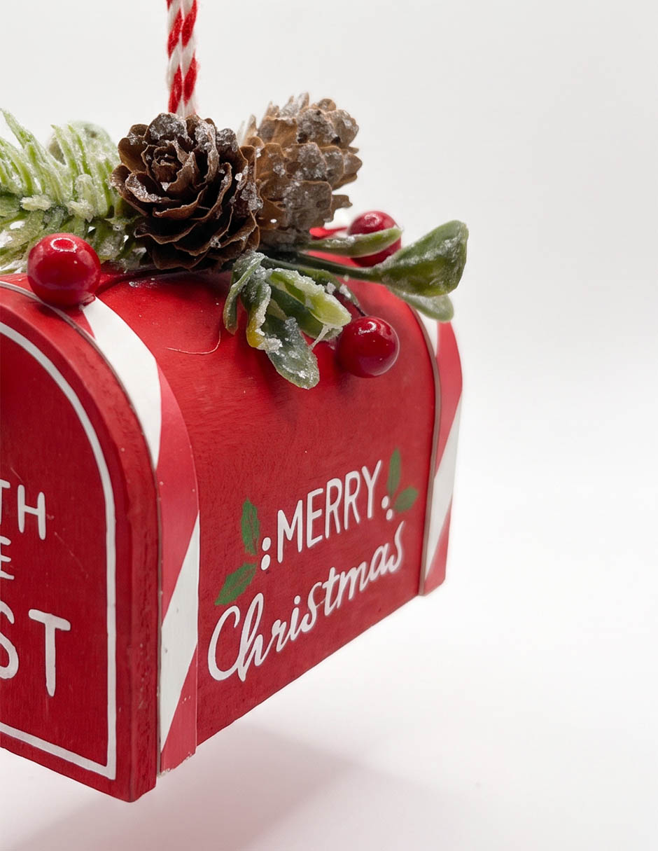 Ornamento navideño buzon haus holidays