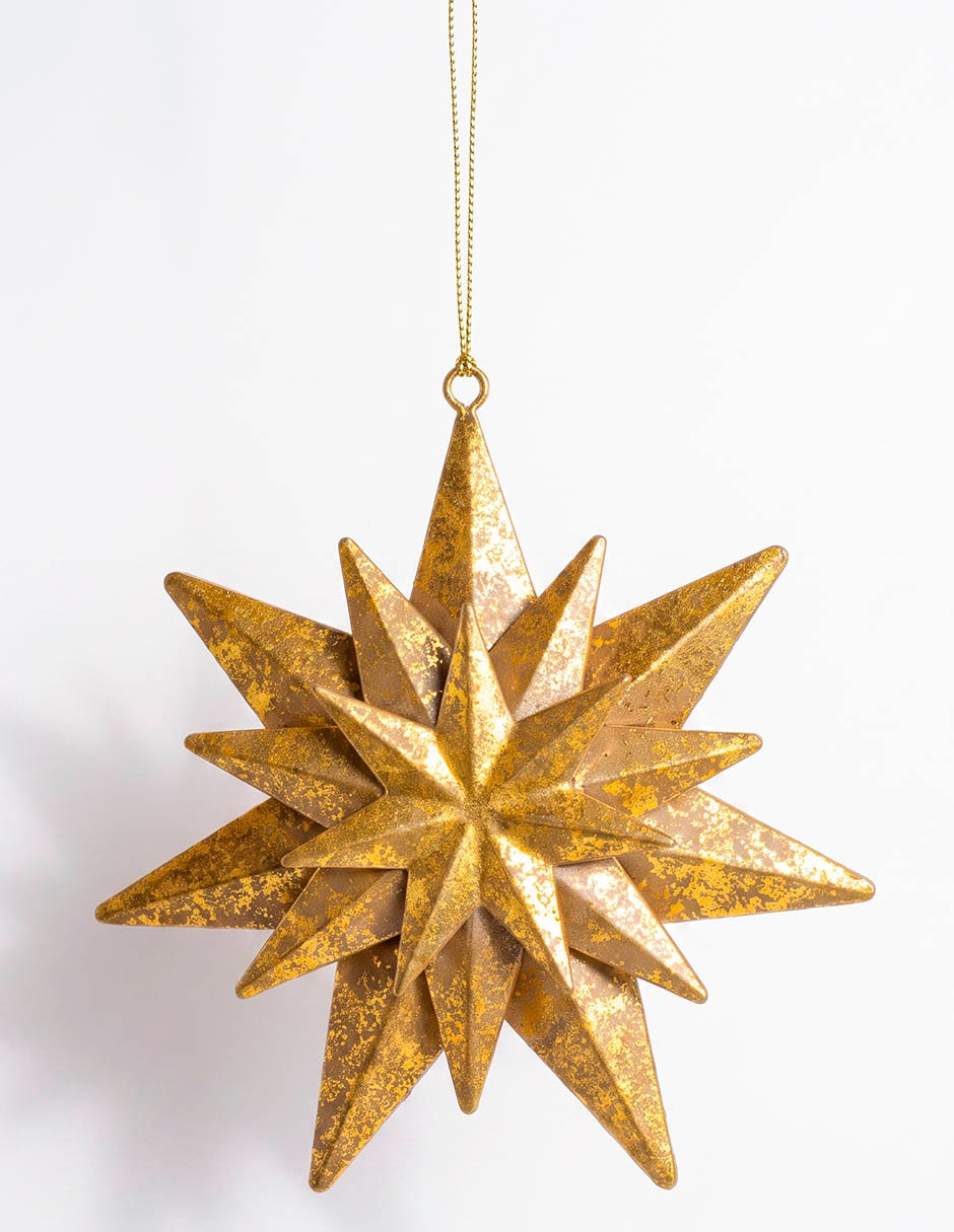 Ornamento navideño estrella Christmas Spirit