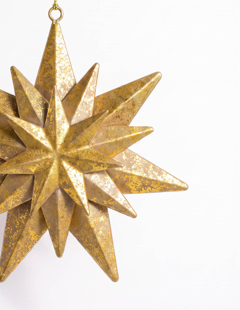 Ornamento navideño estrella Christmas Spirit 4
