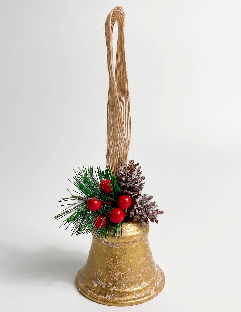 Ornamento navideño campana Christmas Spirit Ornamento navideño campana Christmas Spirit