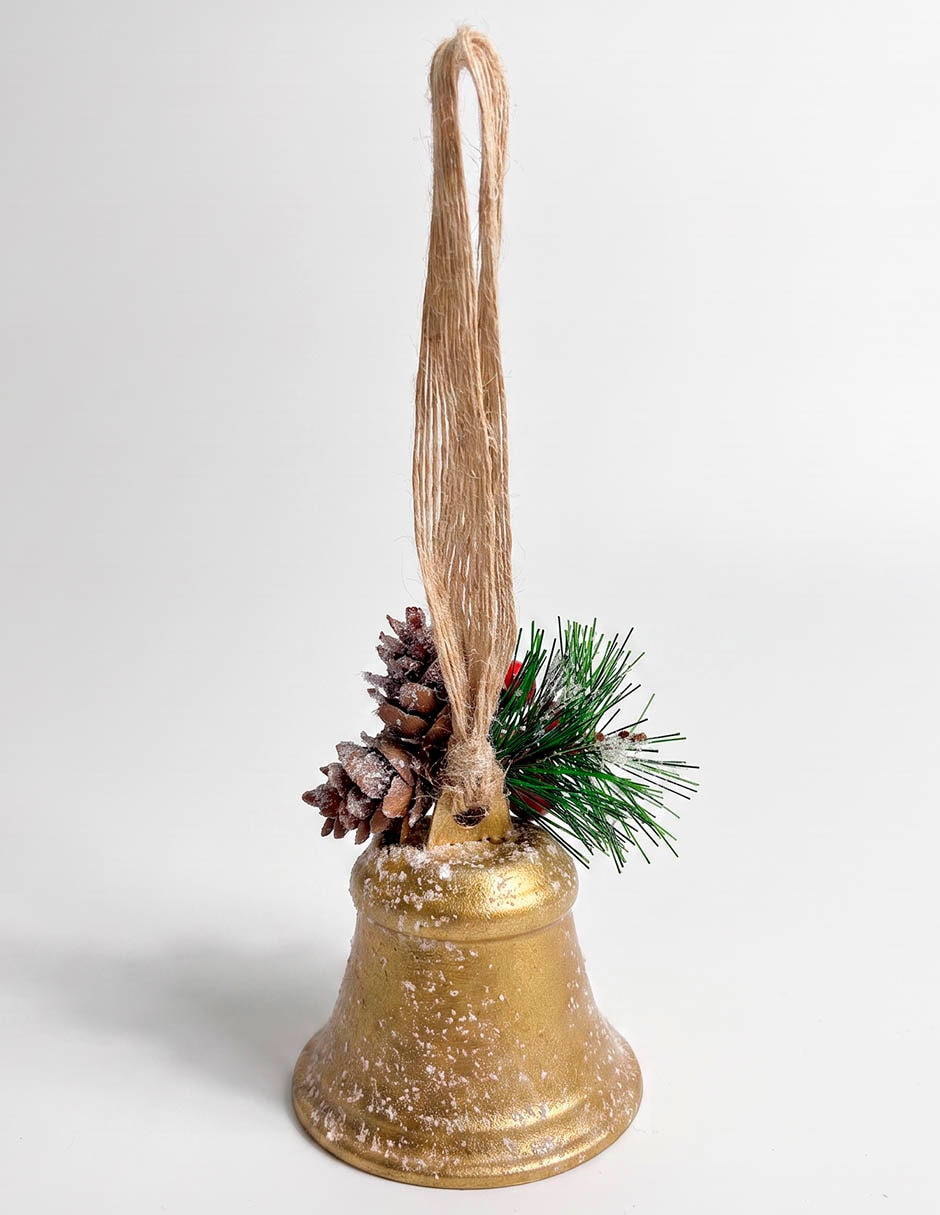 Ornamento navideño campana Christmas Spirit