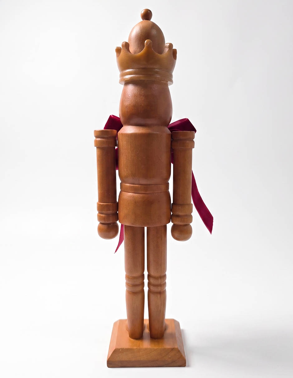 Figura decorativa de cascanueces de madera Figura decorativa de cascanueces de madera