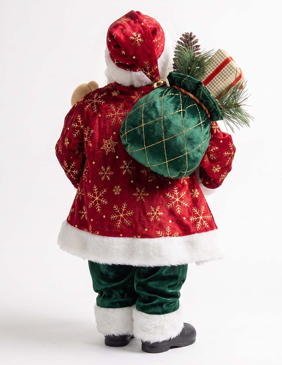 Figura decorativa navideña de santa claus 2