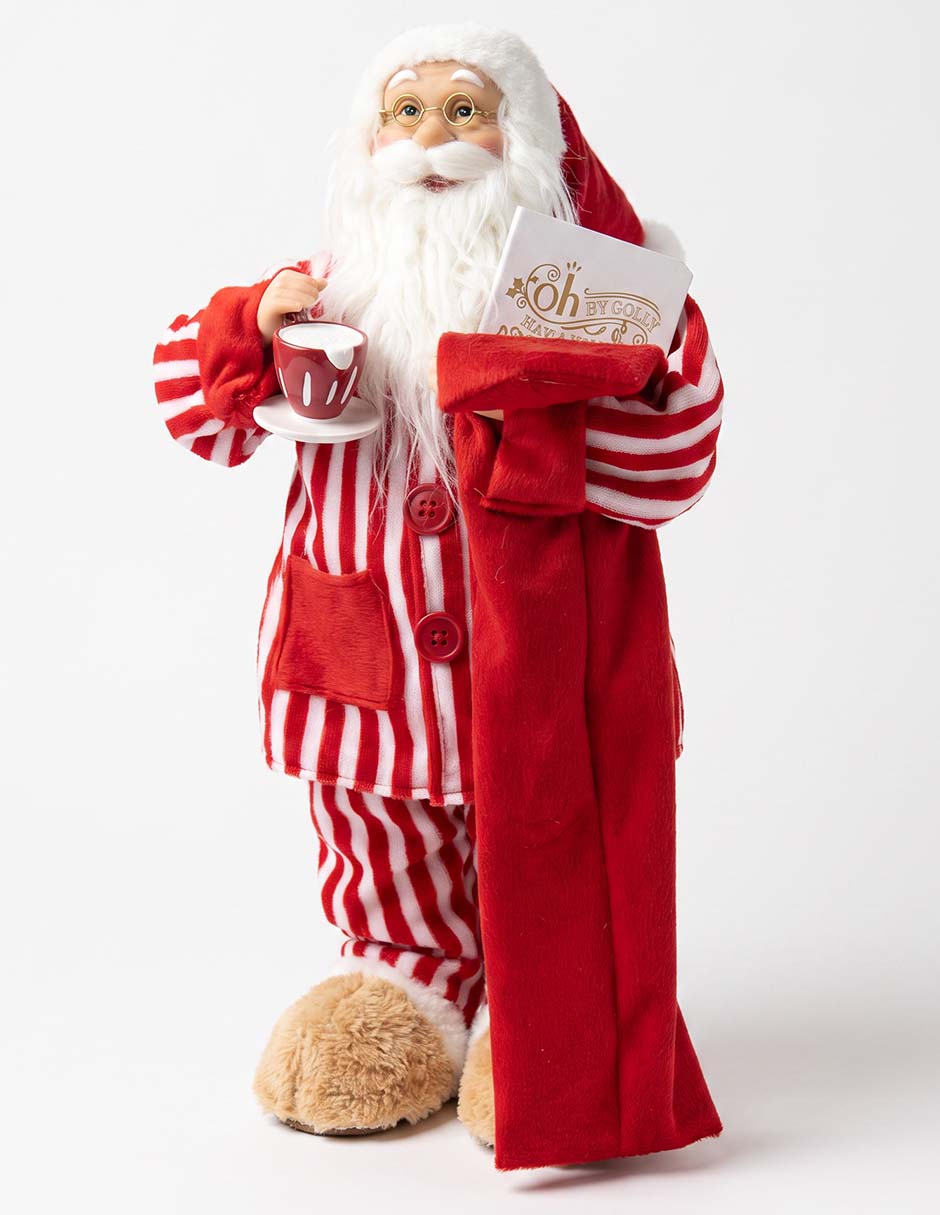 Figura decorativa navideña de santa claus