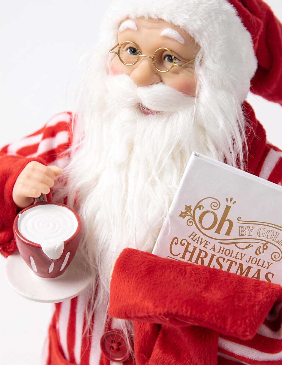 Figura decorativa navideña de santa claus 3