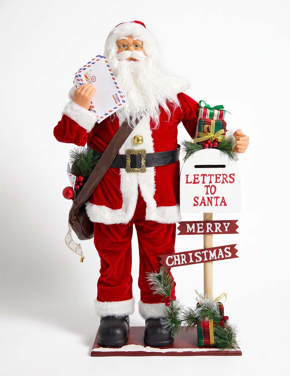 Figura decorativa navideña de santa claus Figura decorativa navideña de santa claus