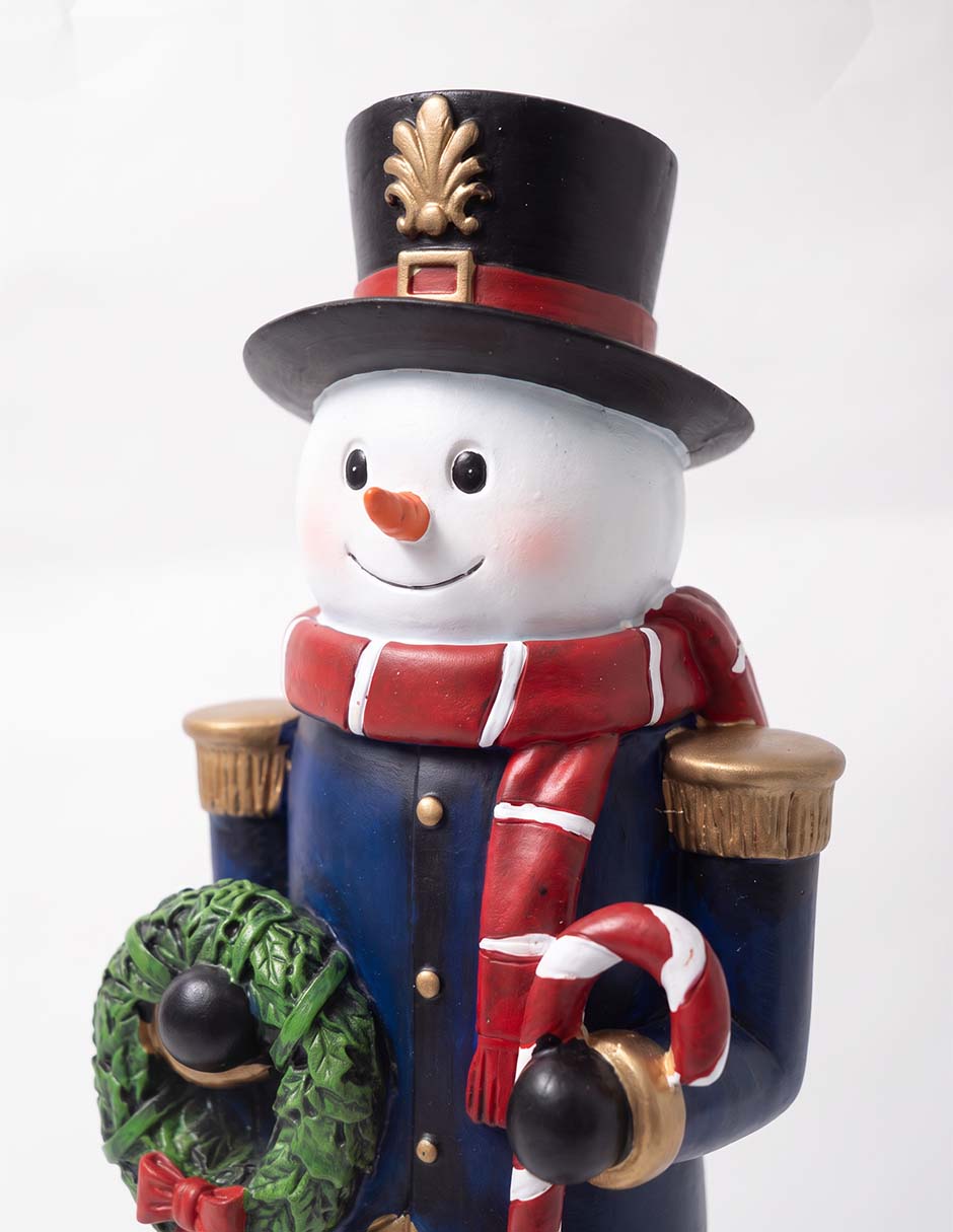 Figura decorativa navideña de snowman