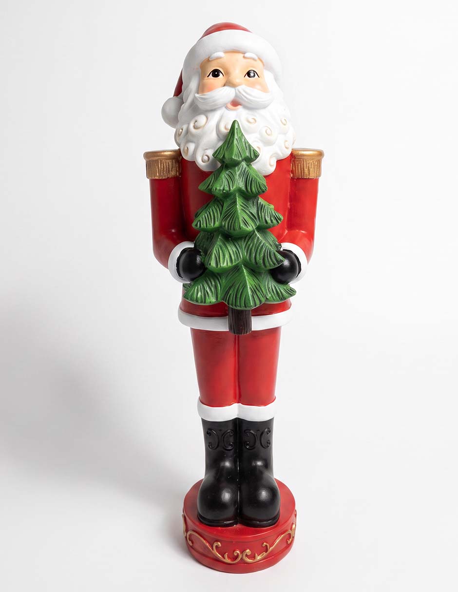 Figura decorativa navideña de santa claus 1