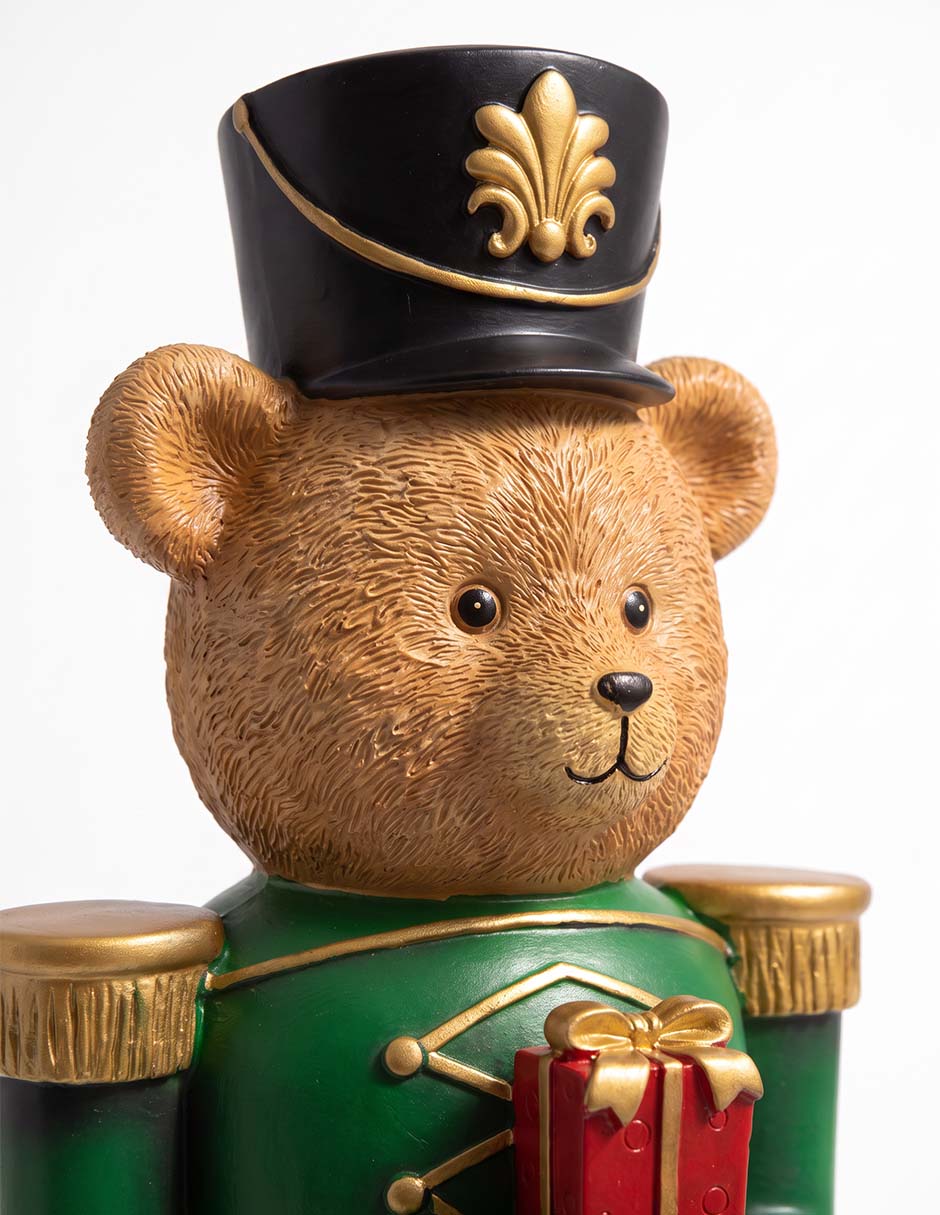 Figura decorativa navideña de oso 3