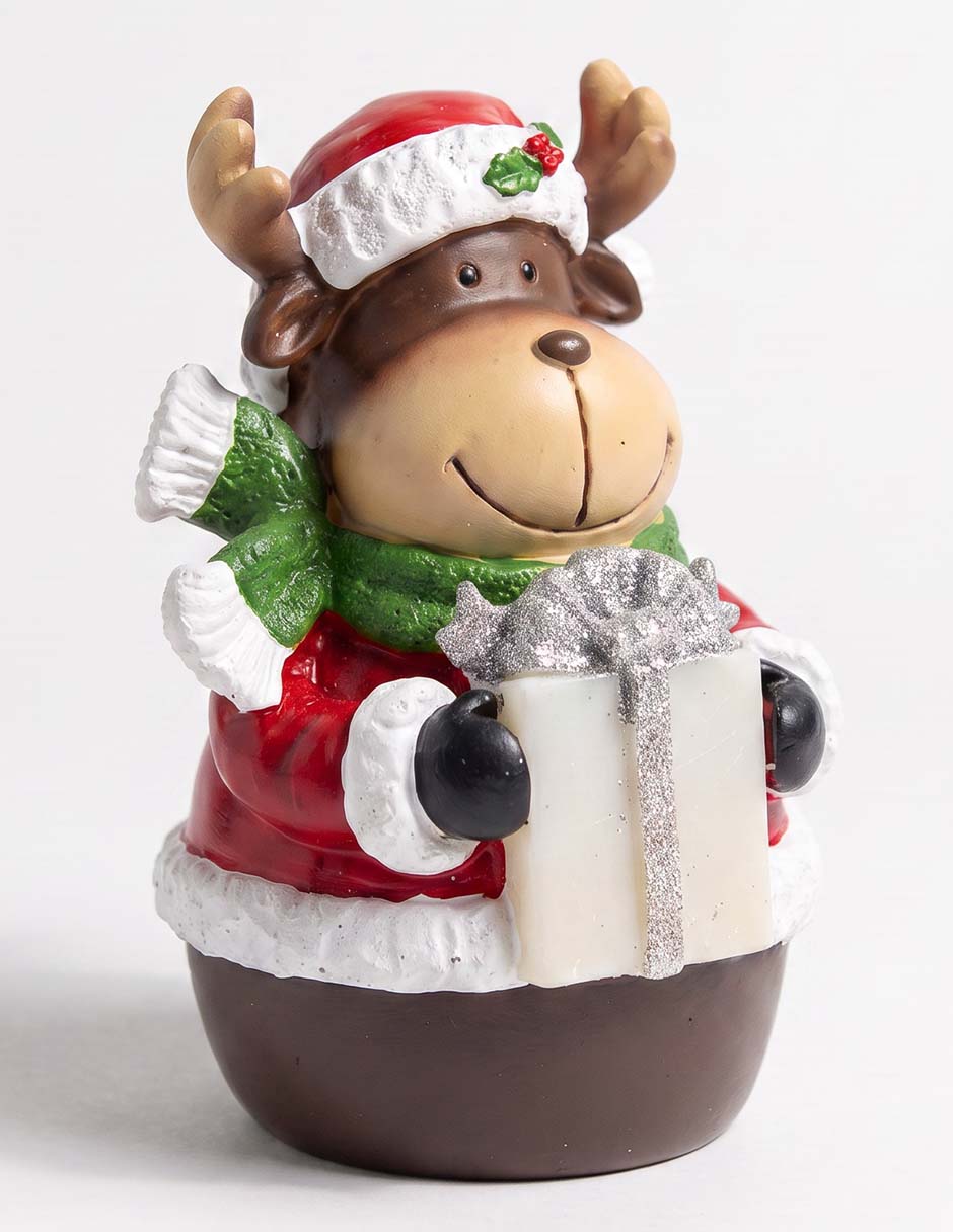 Figura decorativa navideña de reno 3