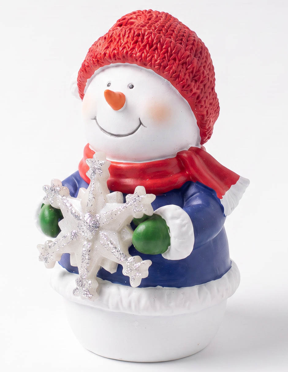 Figura decorativa navideña de snowman 2