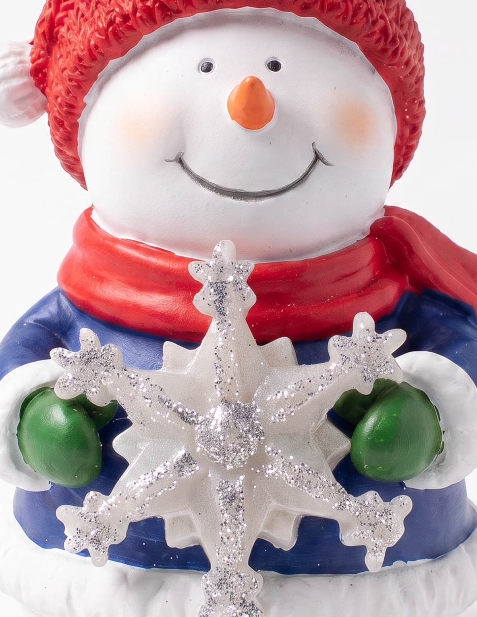 Figura decorativa navideña de snowman Figura decorativa navideña de snowman