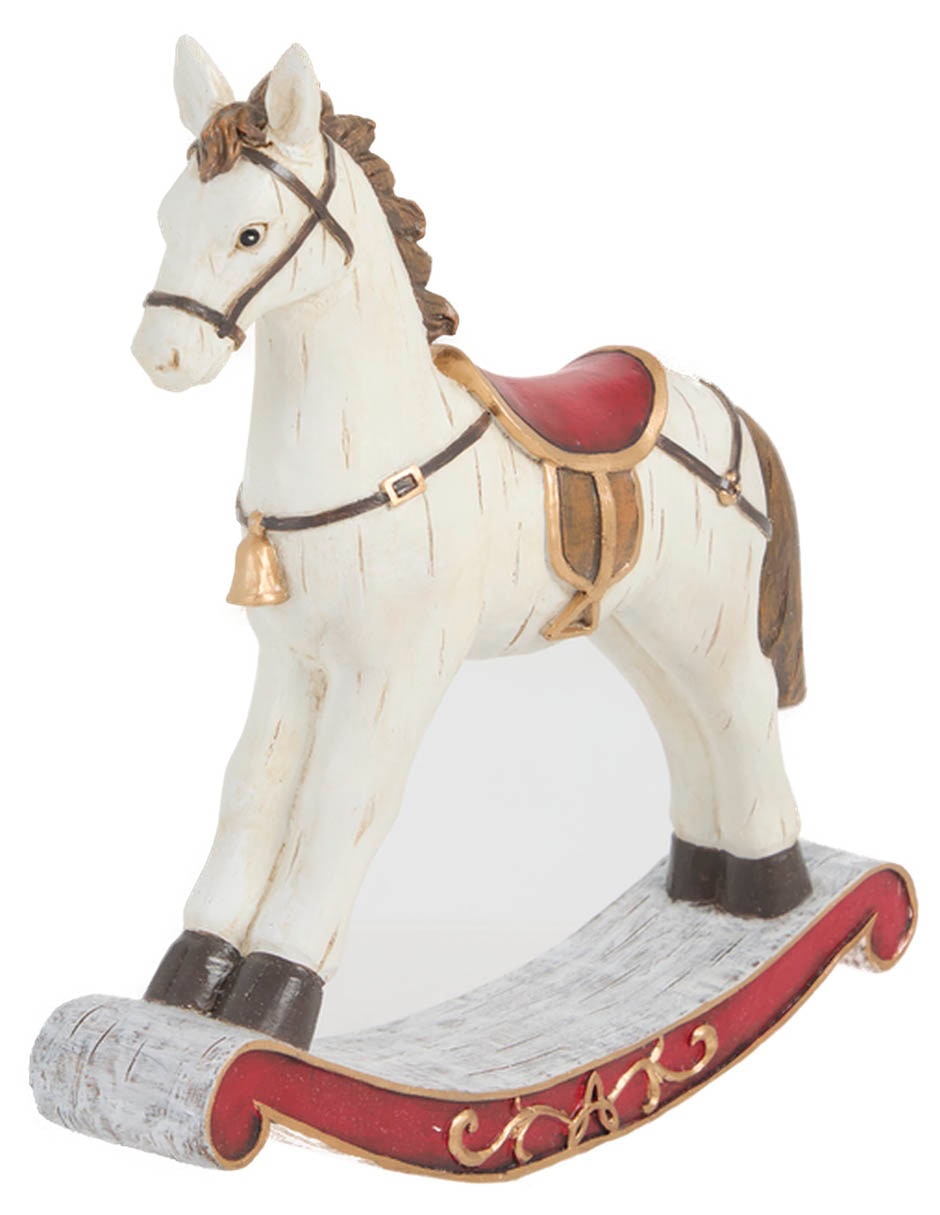 Figura decorativa navideña de caballo 4