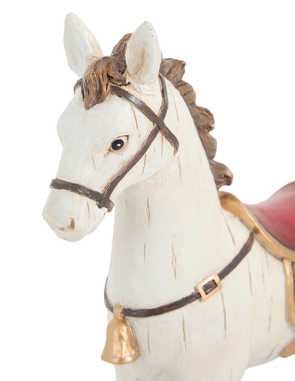 Figura decorativa navideña de caballo 6