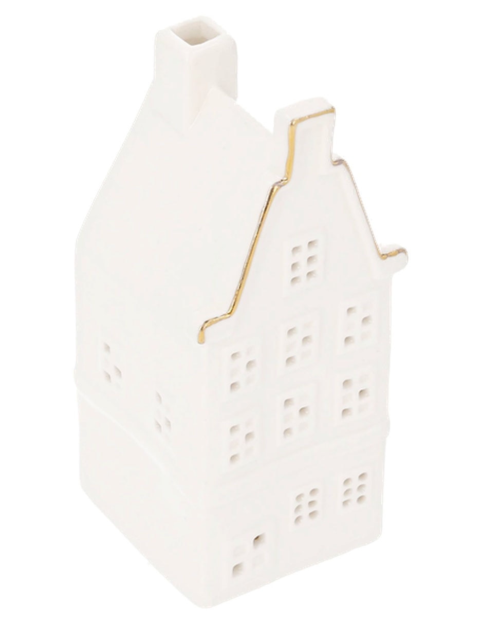 Figura decorativa navideña de casa Villa de porcelana Figura decorativa navideña de casa Villa de porcelana