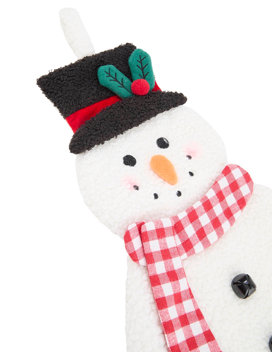 Figura decorativa navideña de muñeco nieve 3