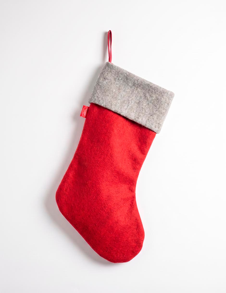 Bota navideña estampado navideño 2